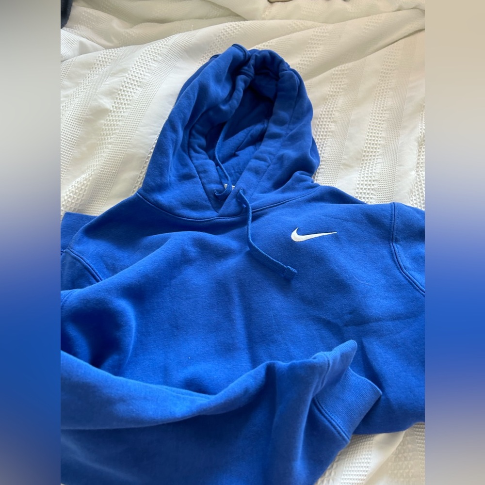 Blue Nike hoodie